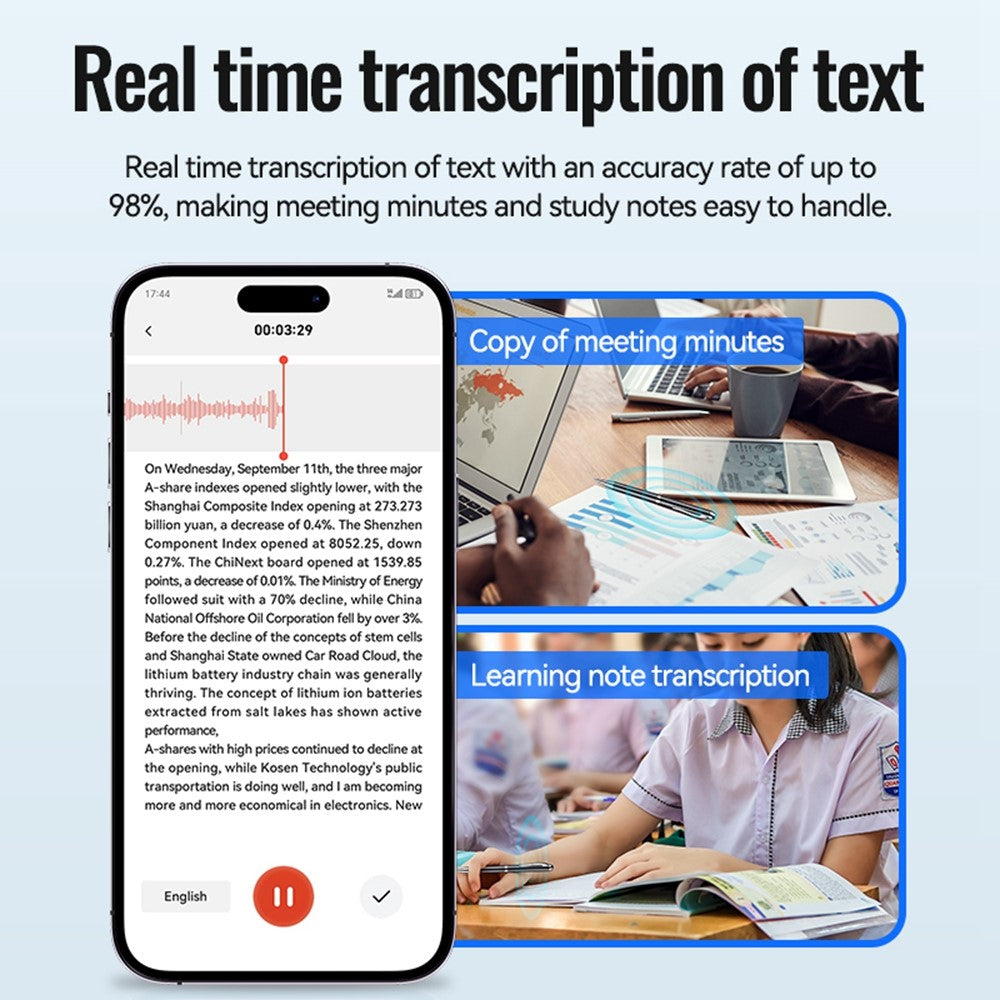ORIVYX Grabadora de Voz Inteligente Pro – Transcripción y Traducción con IA