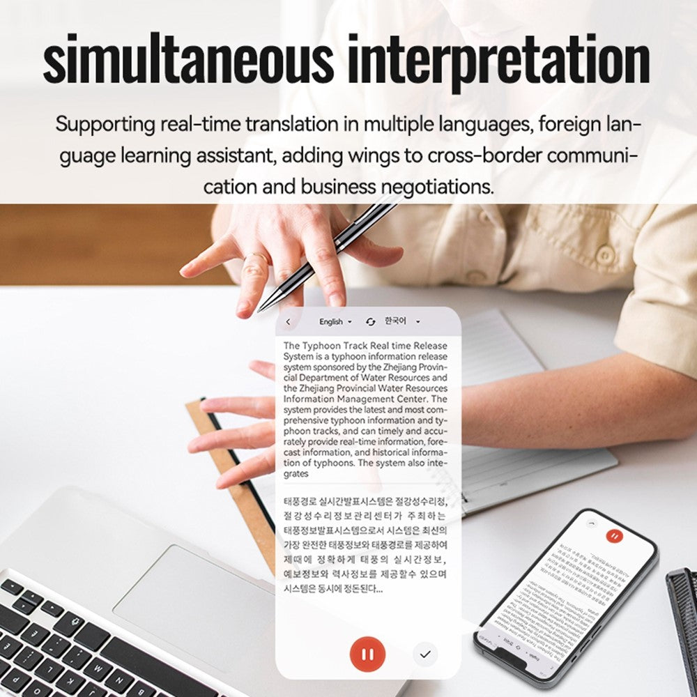 ORIVYX Grabadora de Voz Inteligente Pro – Transcripción y Traducción con IA